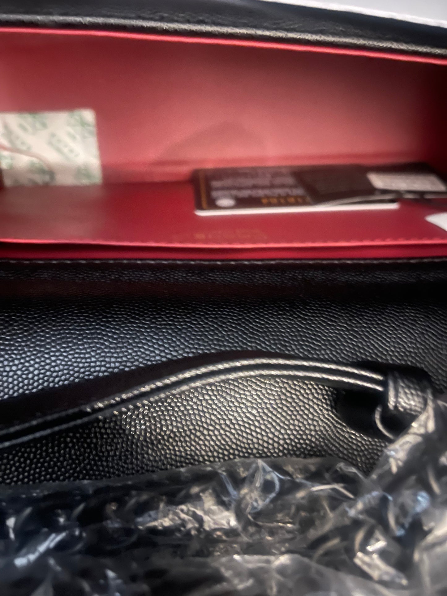 Black Chain C Crossbody