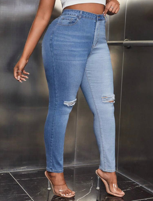 2Toned Plus Size Jeans