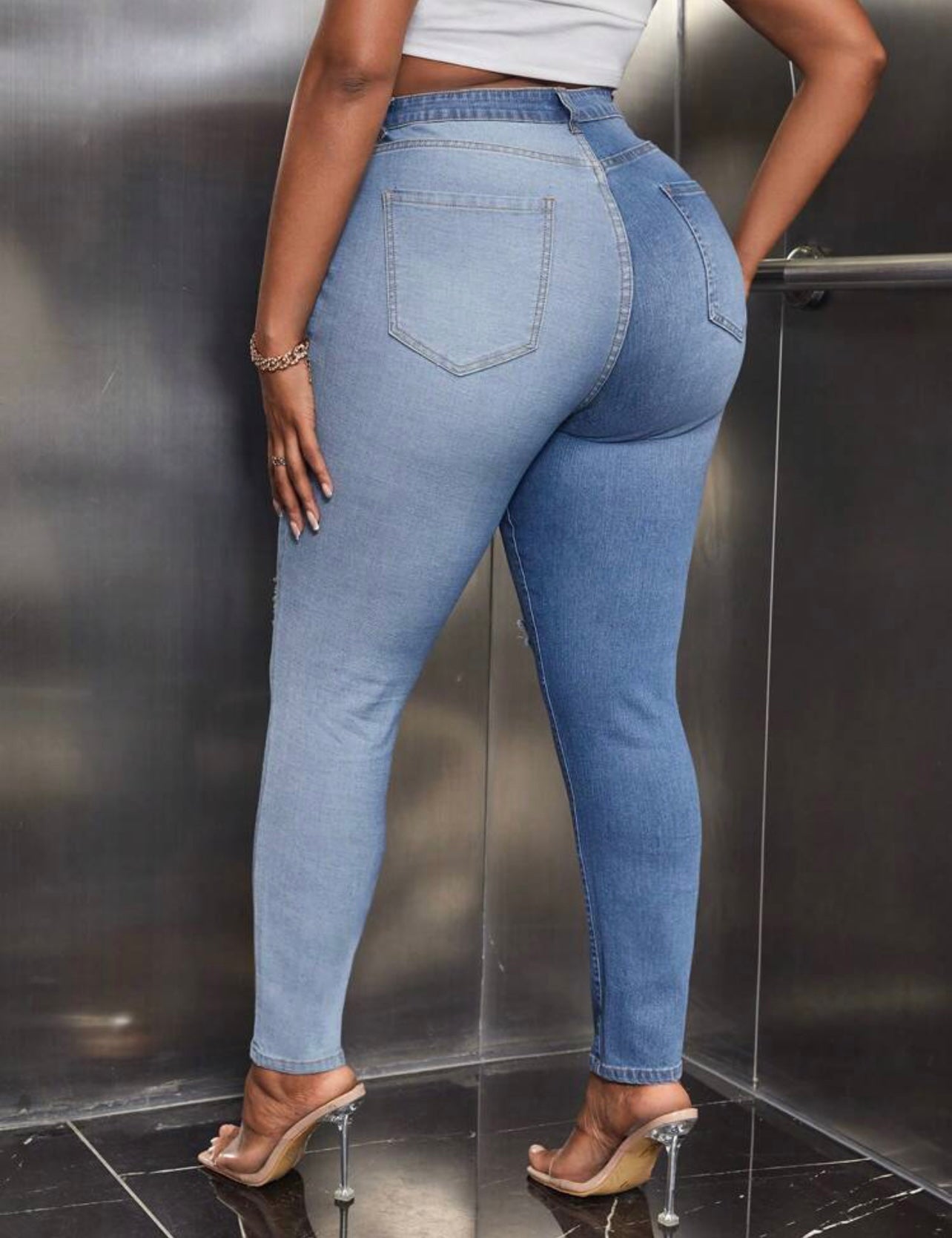 2Toned Plus Size Jeans