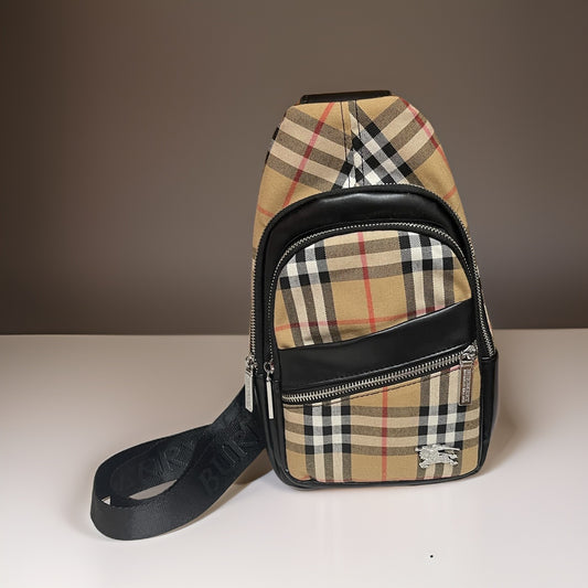 Plaid Man Bag