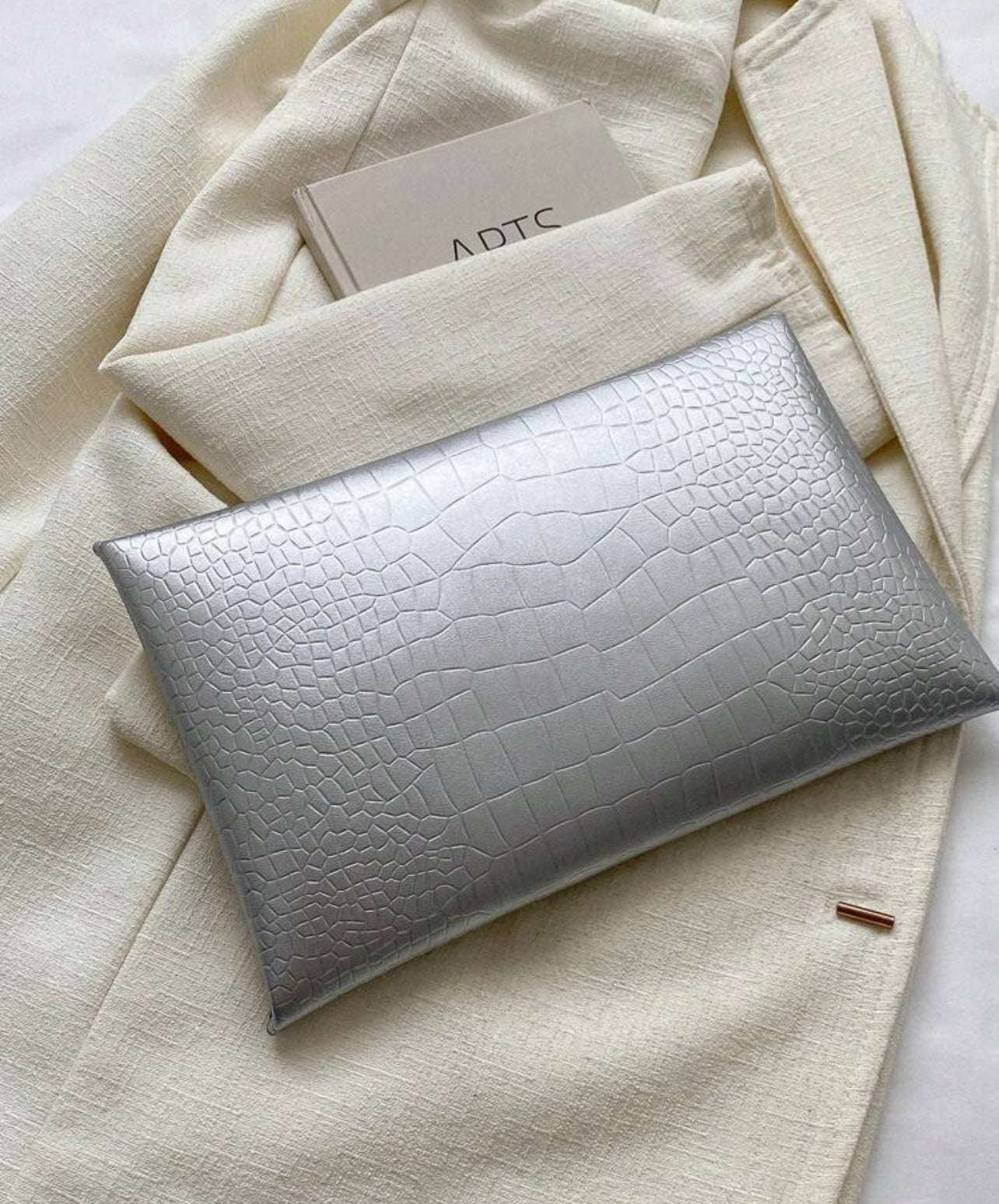 Metallic Envelope Clutch