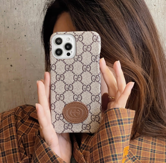 Brown Logo Phone Case