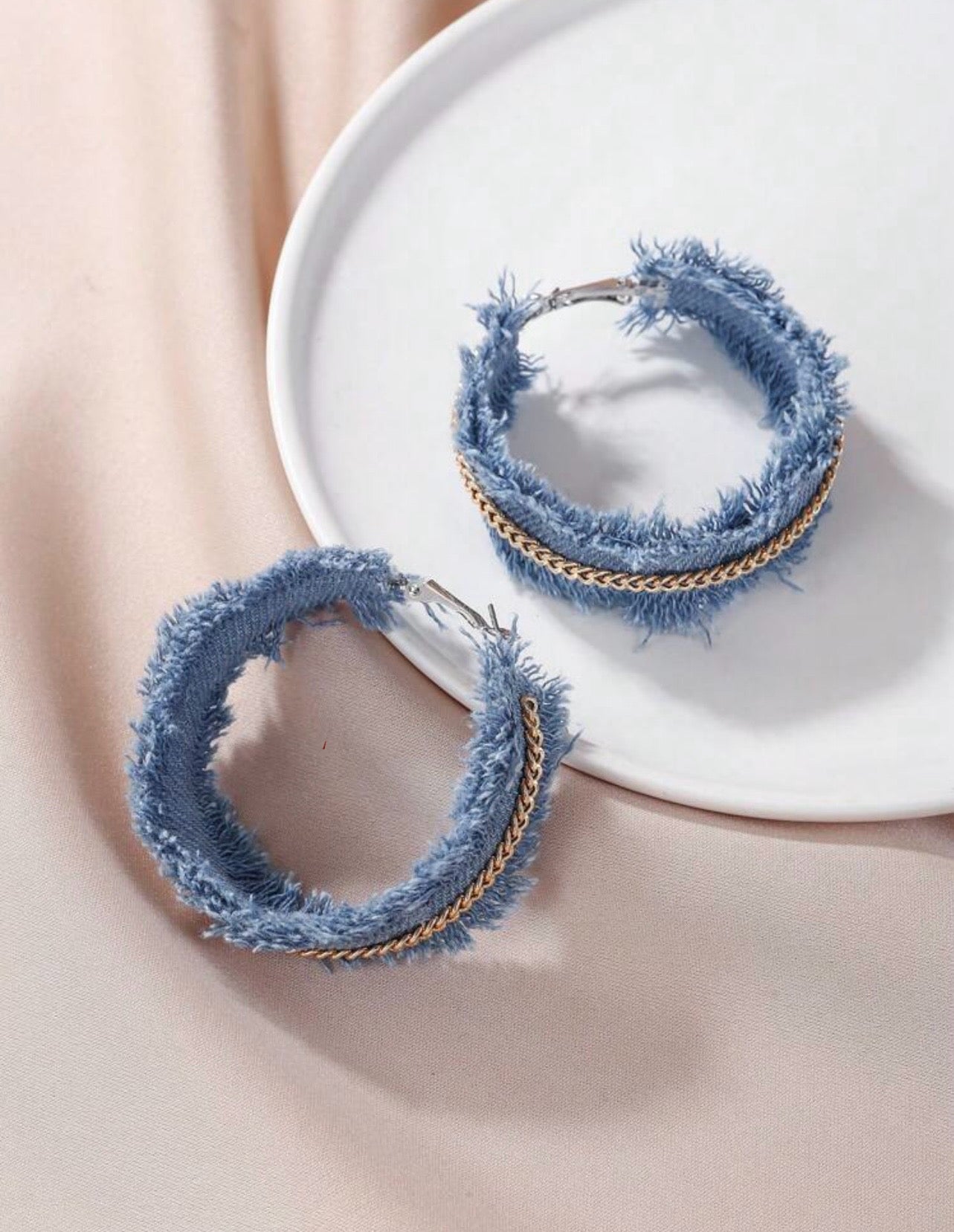 Blue Jean Hoops