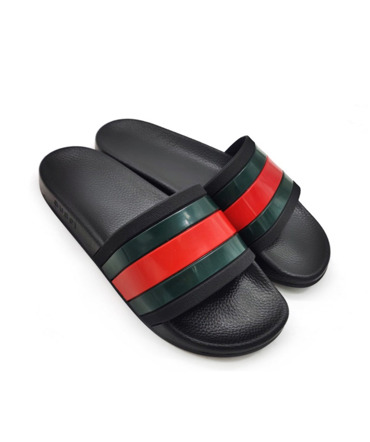 Red & Green Stripped Slides