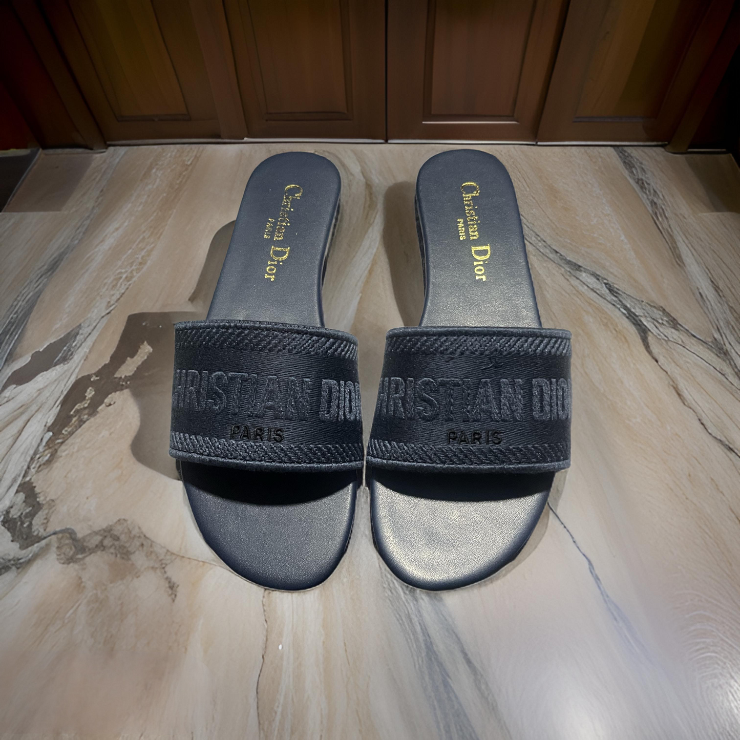 CD Logo Sandals