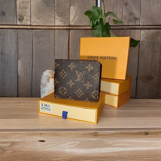 Brown Flower Wallet